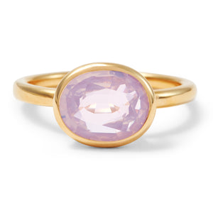 The Betty (Oval Cut Lavender Quartz in Solid 18ct Gold)
