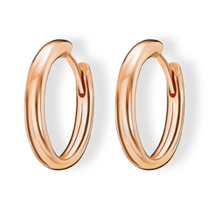 Small Hoops (Solid 18ct Rose Gold)