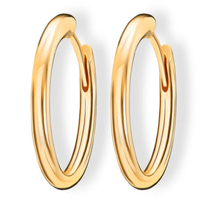 Large Hoops (Solid 18ct Gold)