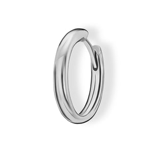 Small Hoop (Solid 18ct White Gold)
